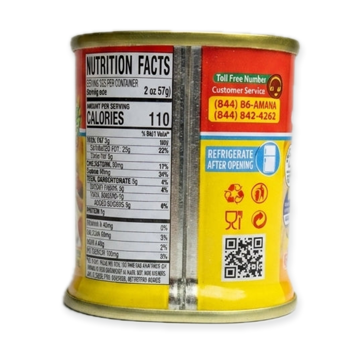 HANA Chicken Luncheon Meat 7oz - Hot Paprika Halal