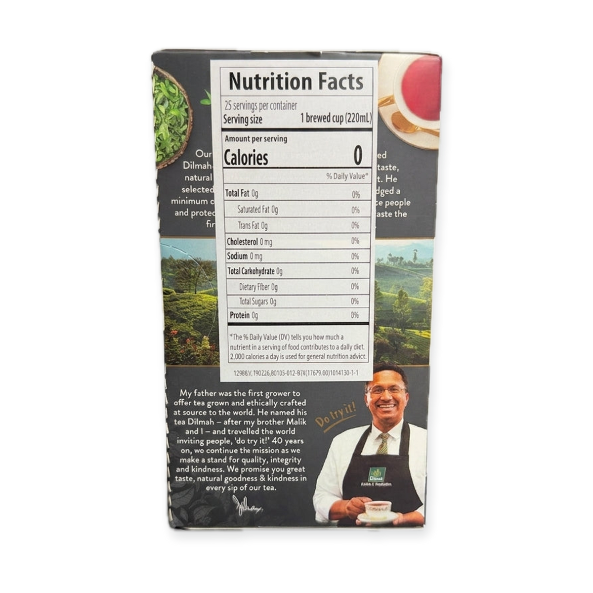 Dilmah Earl Grey Tea 50g (25 Bags) - Single Origin Ceylon Black Tea