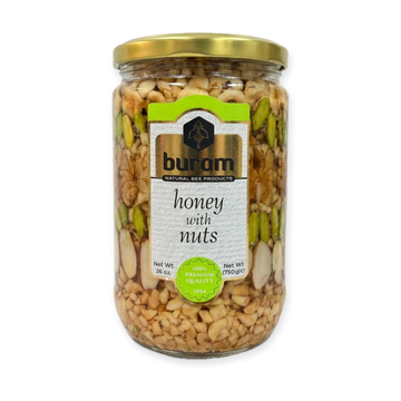 Honey with Nuts by Buram (750g)