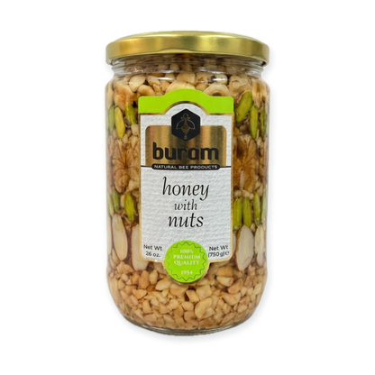 Honey with Nuts by Buram (750g)