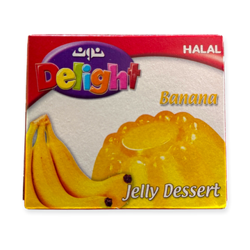 delight Banana Jelly Dessert – Natural Banana Flavor