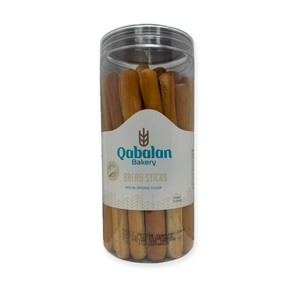 Qabalan Bread Stick Plain 350 G – Crispy Snack