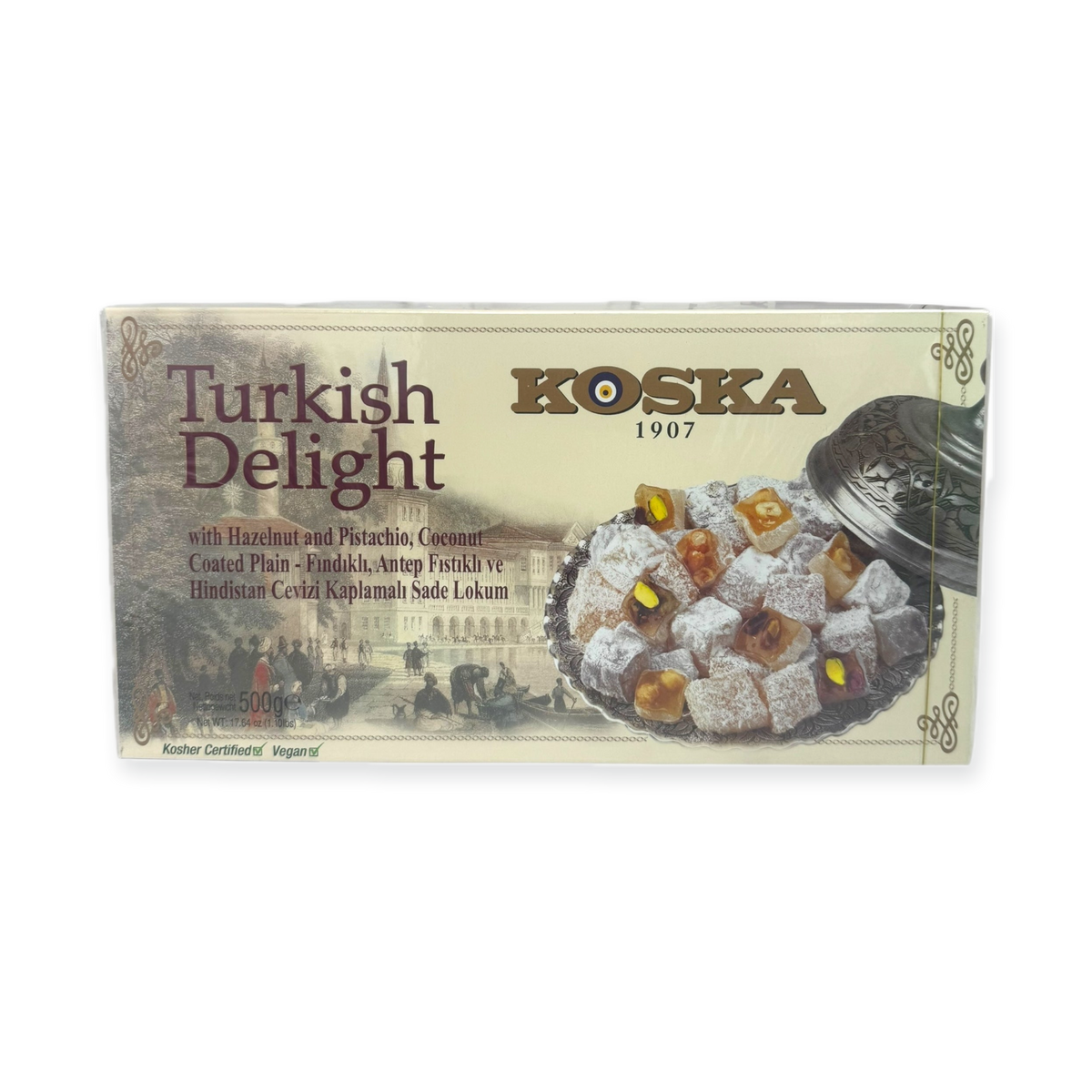 Koska Palace Turkish Delight With Nuts – 500g Assorted Sweet Treats