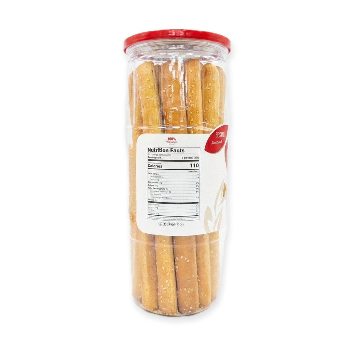 Paradise Sesame Bread Sticks 225g - Crispy Baked Snack