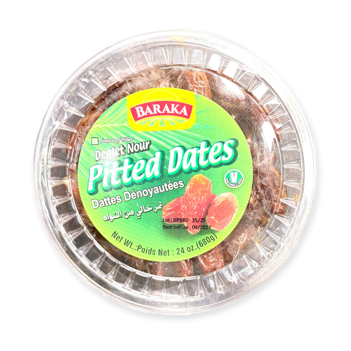 Baraka Deglet Nour Pitted Dates 680g