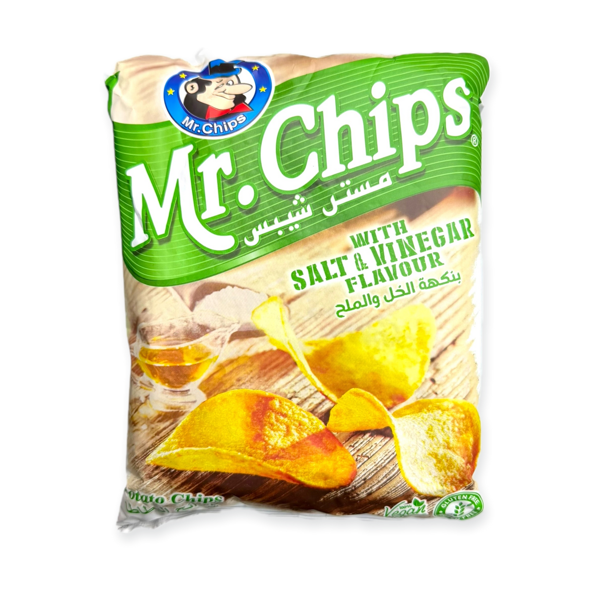 Mr.Chips Salt Vinegar Crisps 70g – Crispy Savory Snack