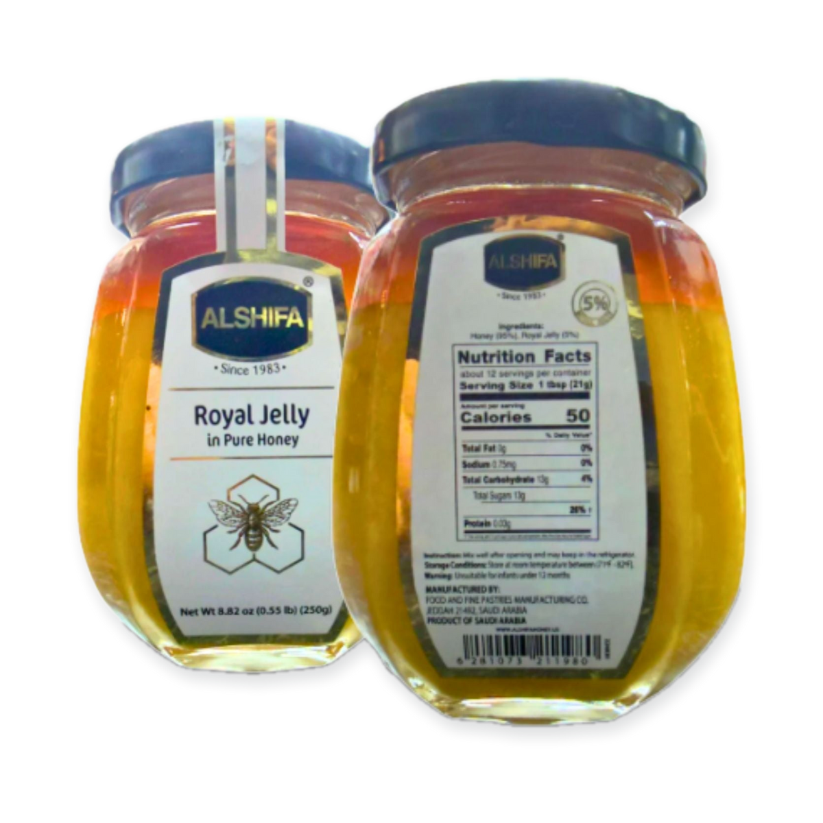 Alshifa Honey – Royal Jelly in Pure Honey 5% 250g