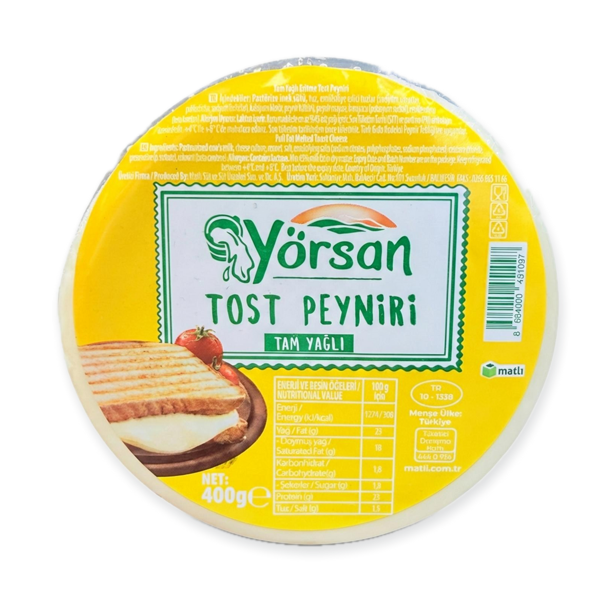 Tost Peyniri (400g)