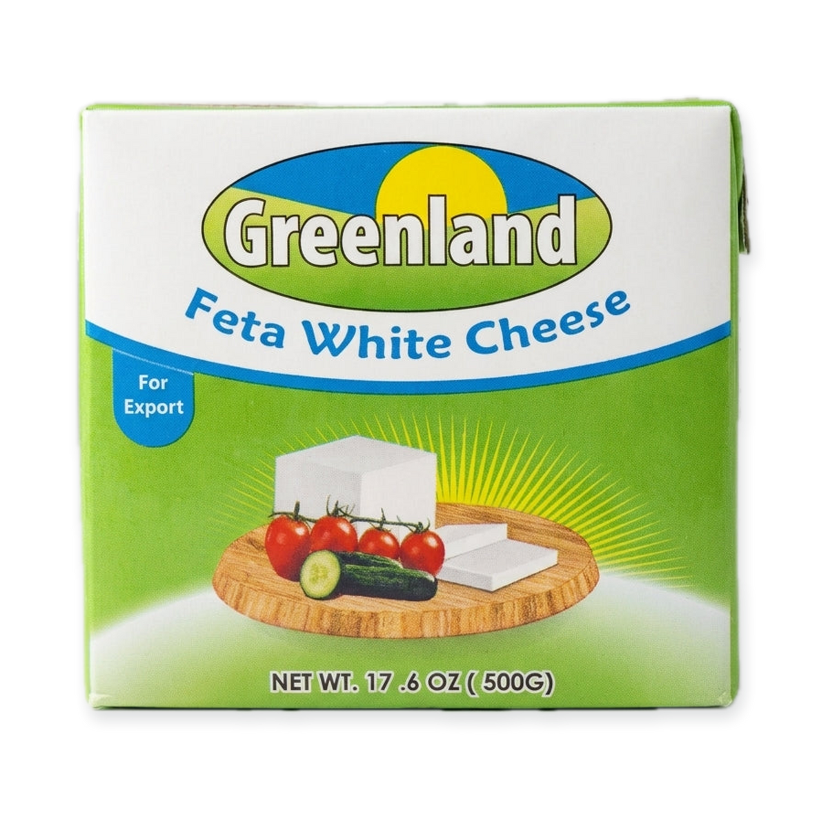 Greenland Feta White Cheese 17.6 oz - Premium Export Quality