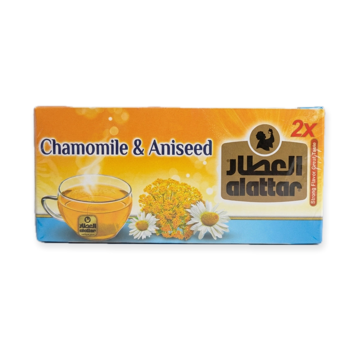 Al-Attar Chamomile & Aniseed Tea 20 Bags - Strong Flavor Herbal Blend