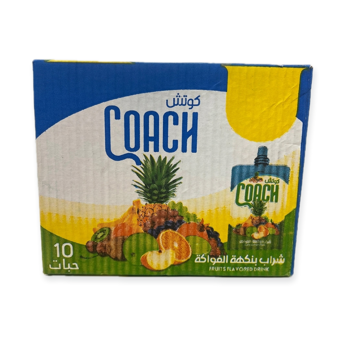 Coach Fruits Flavored Drink 10 Pack - Multi-Fruit Beverage Pouches