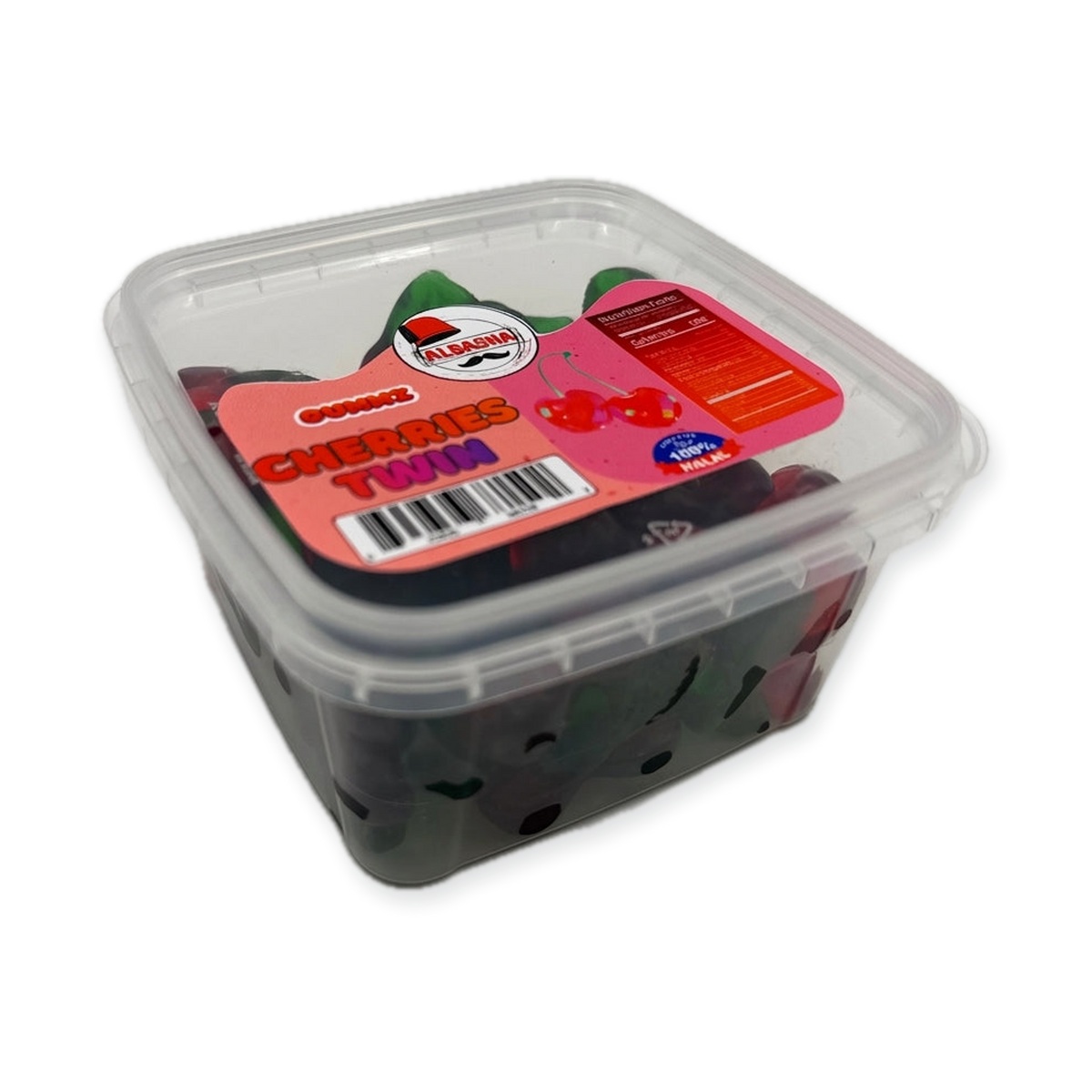AlBasha Gummz Cherries Twin - Premium Halal Gummy Candy
