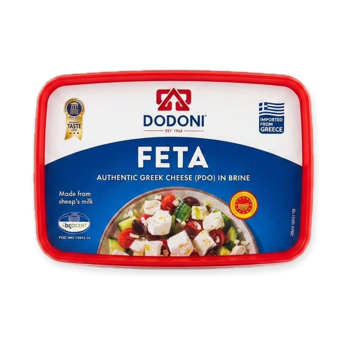 Dodoni Feta Cheese 14 oz - Authentic Greek PDO Sheep's Milk
