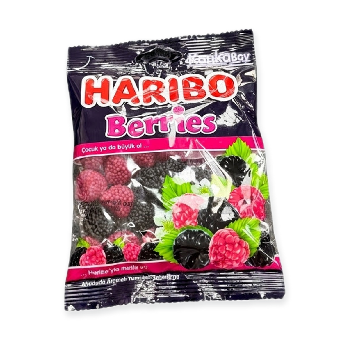 Haribo Berries 80g - Fruit-Flavored Gummy Candy Mix
