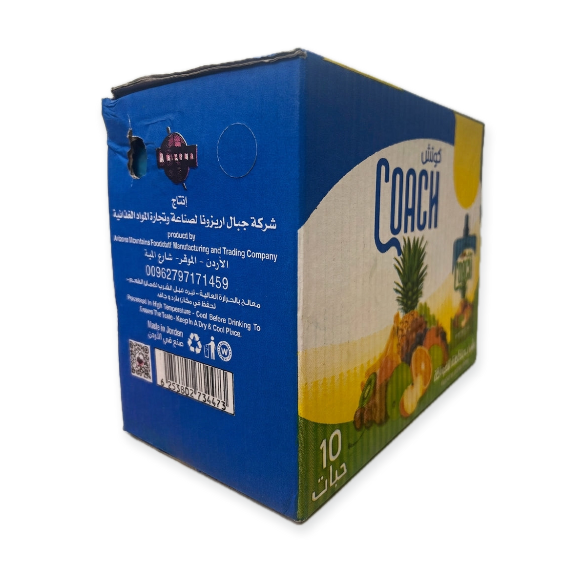 Coach Fruits Flavored Drink 10 Pack - Multi-Fruit Beverage Pouches
