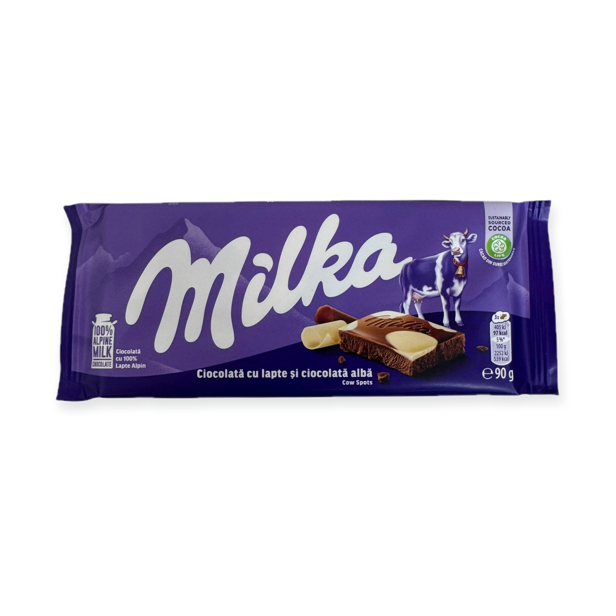 Milka Happy Cow Spot Milk Chocolate Bar