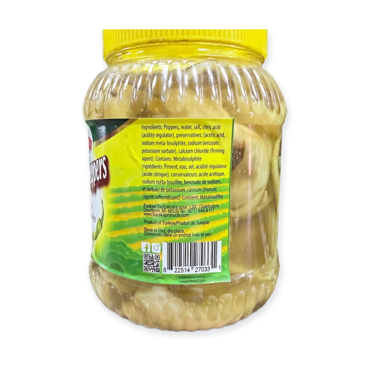 Lombardi Pickled Peppers (1400g)