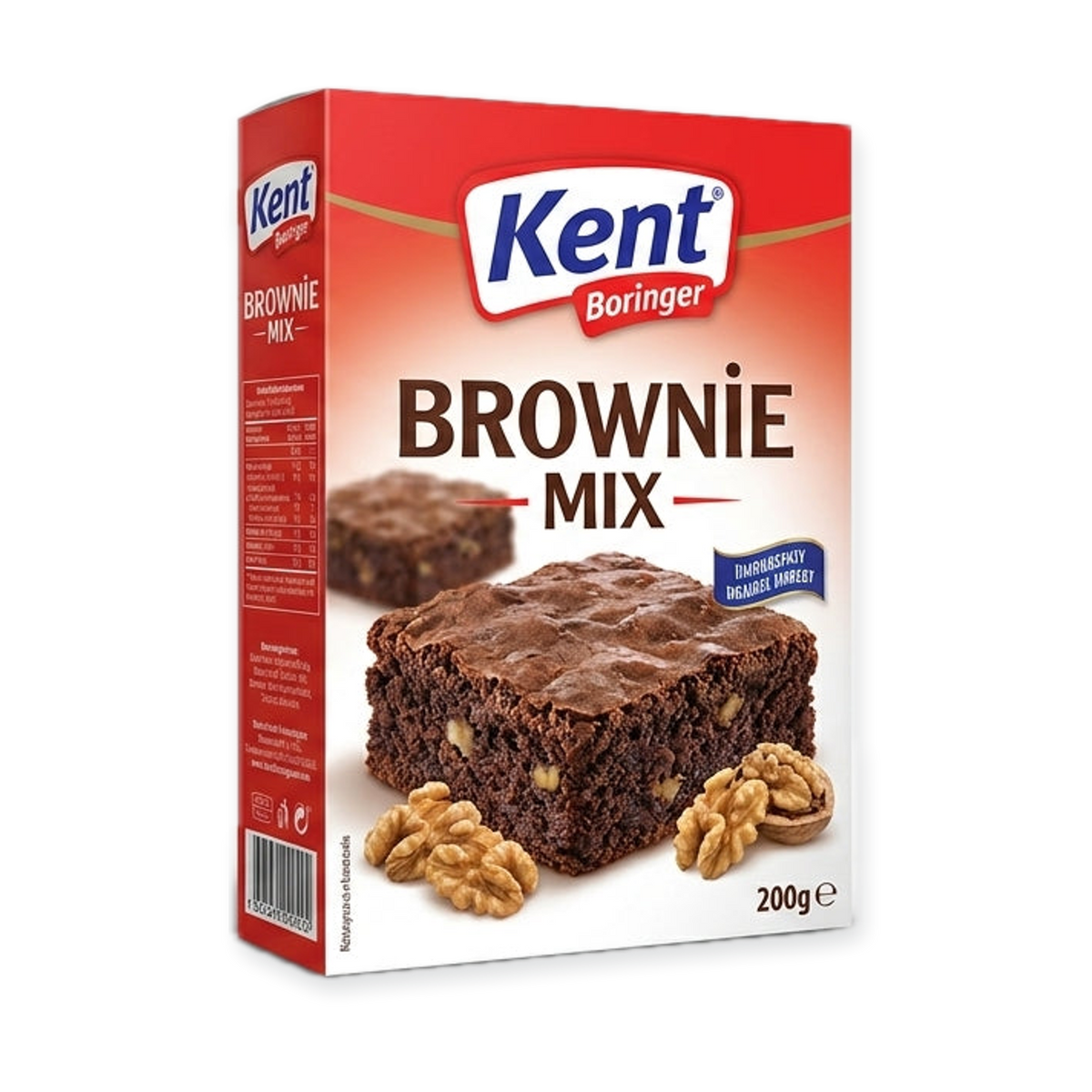 Kent Boringer Brownie Mix 200g - Turkish Walnut Brownie Baking Mix