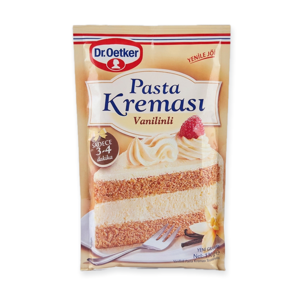 Dr. Oetker Pasta Kremasi Vanilinli 130g - Vanilla Cake Cream