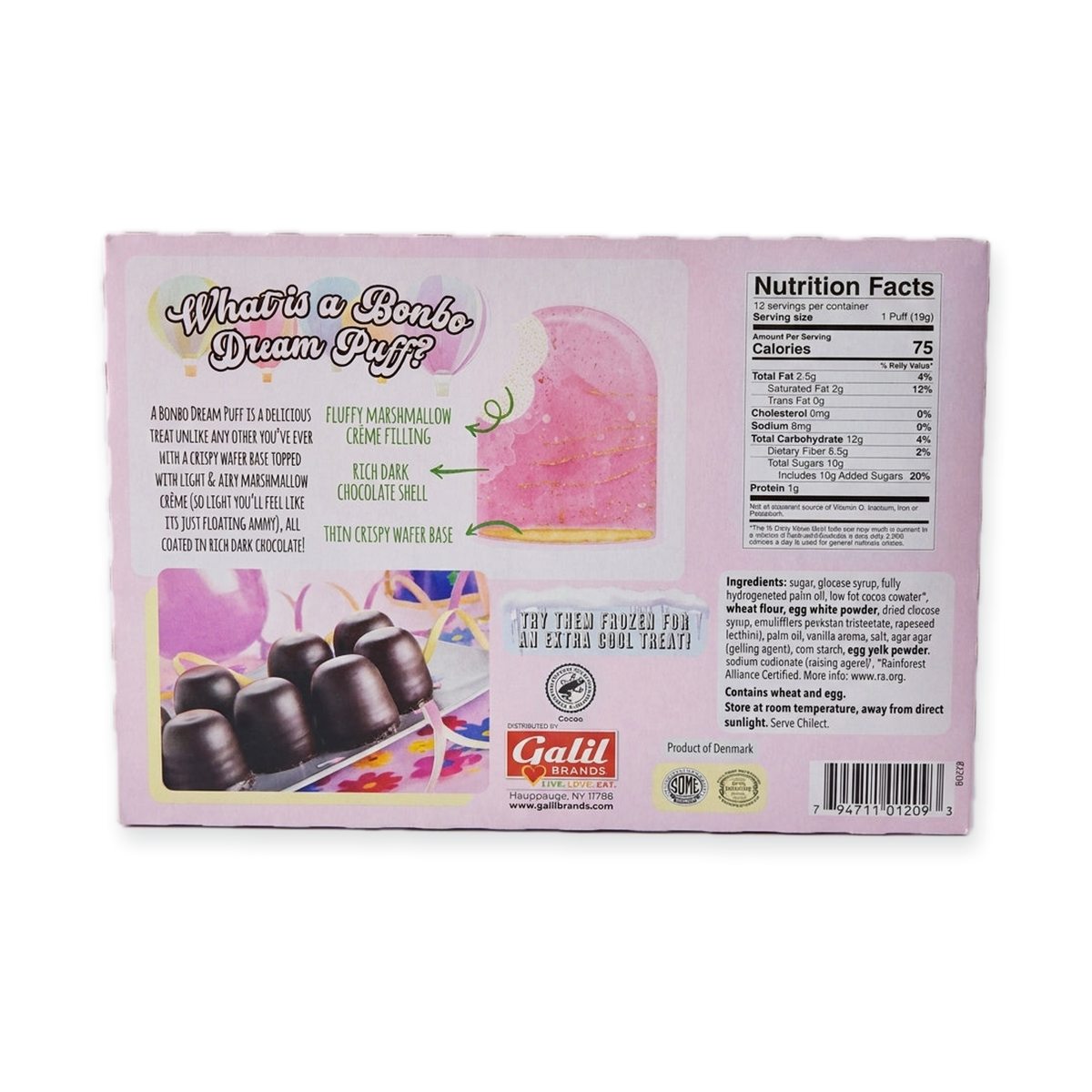 Leonessa Bonbo Dream Puffs 8.1oz - Chocolate Marshmallow Treats