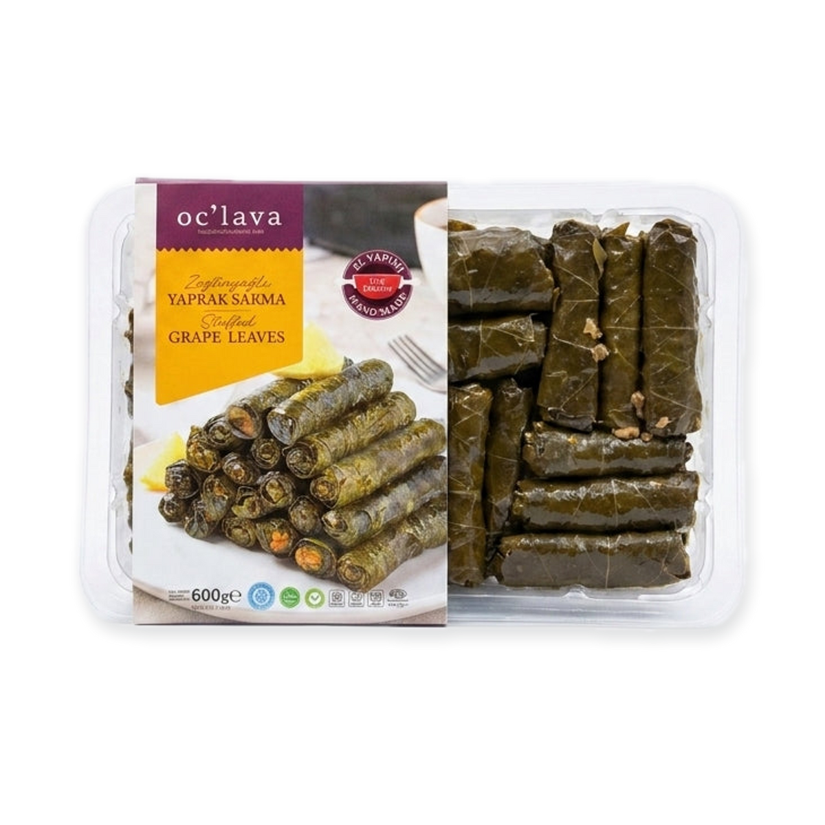 Oc'lava Stuffed Grape Leaves 600g - Zeytinyağlı Yaprak Sarma