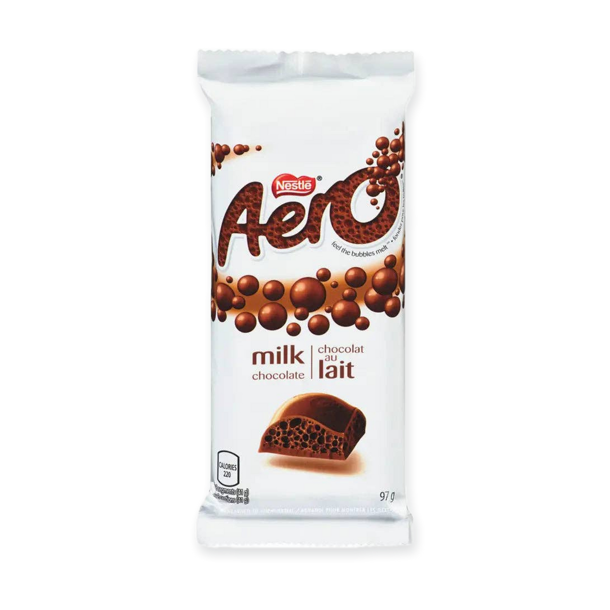 Nestlé Aero Milk Chocolate Bar Case of 97.0 g