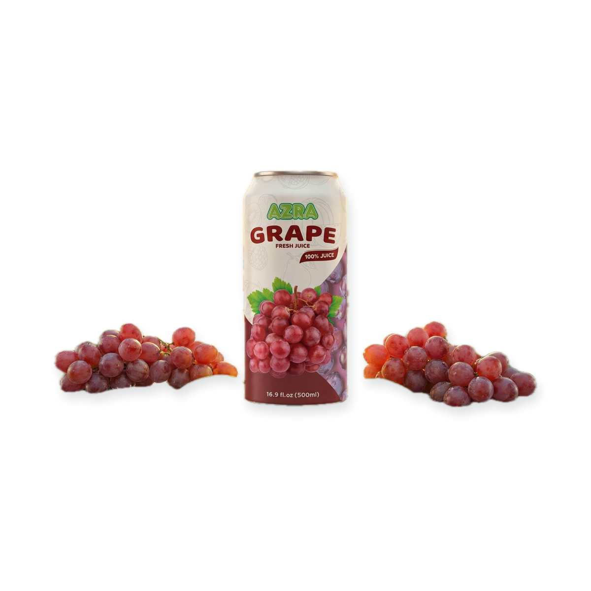 AZRA 100% Juice – 500ml Cans, Zero Sugar Beverages for  Kids & Adults