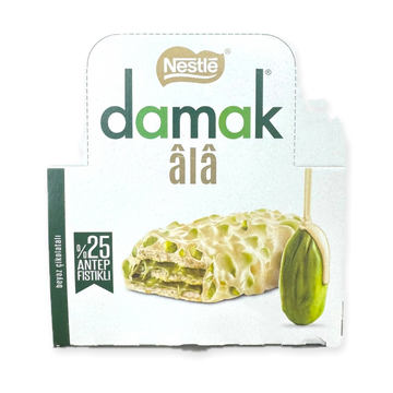 damak Nestle Damak White Chocolate Coated Pistachio Wafer – 30g Pack of 12