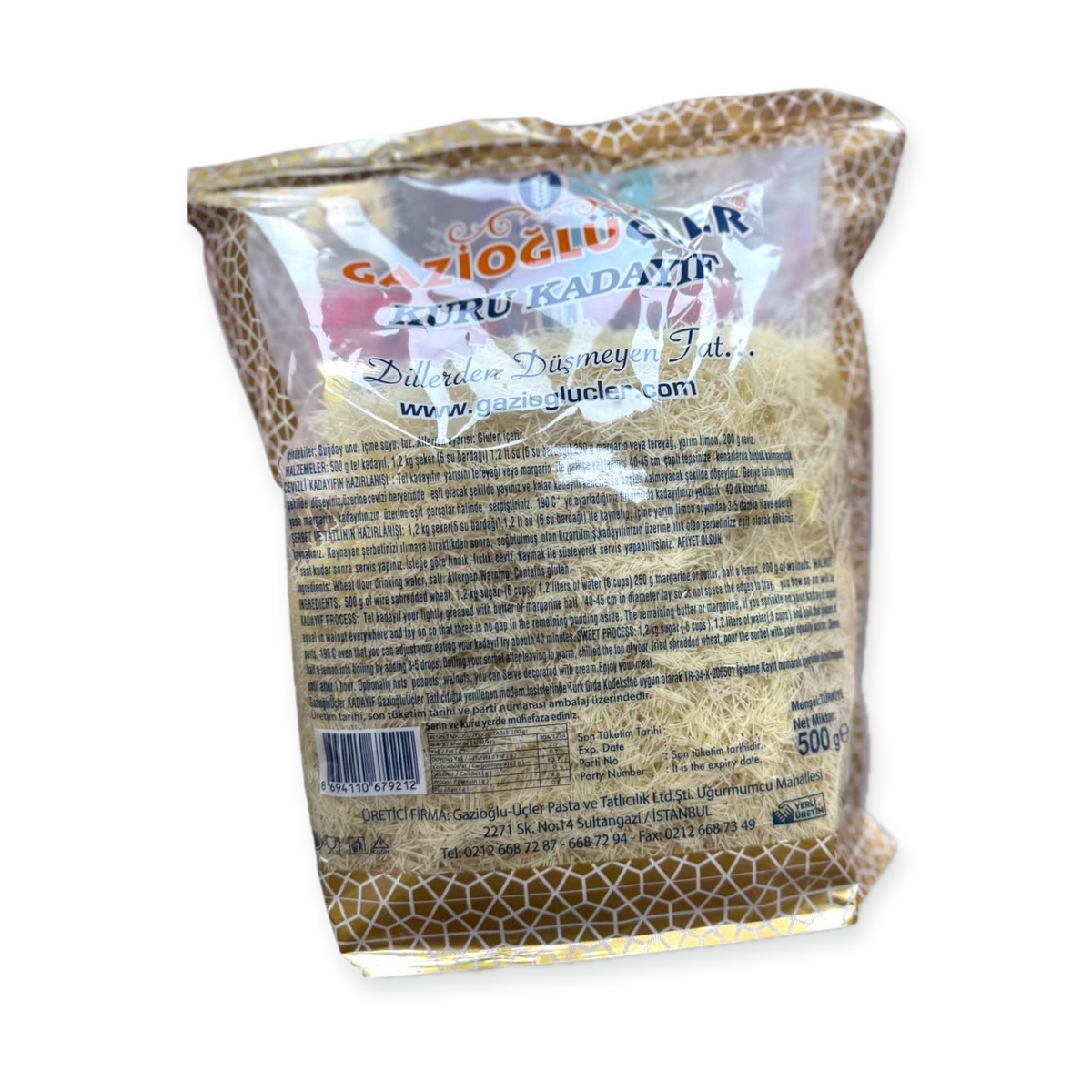 Store – Gazioglo Kuru Kadaif 500Gr Premium Kunafe Dough