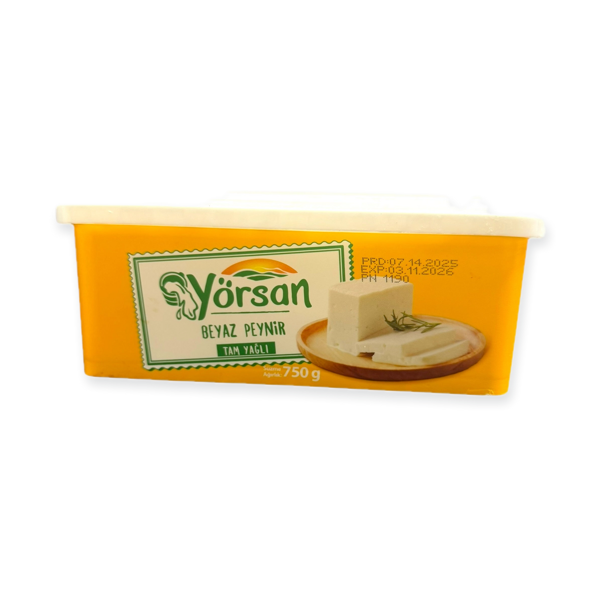 Yorsan Full Fa White Cheese 750g - Creamy, Rich Flavor, Ideal for Cooking and Snacking