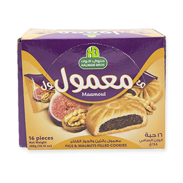 Halwani Bros Walnut Filled Cookies – 12-Pack