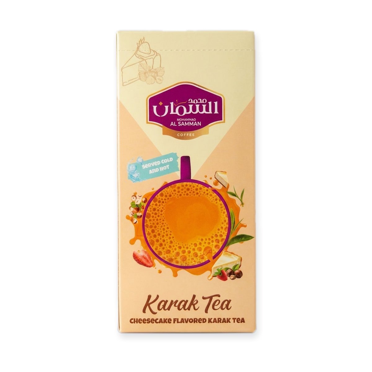 Mohammad Al Samman Cheesecake Karak Tea 10 Sachets - Premium Coffee