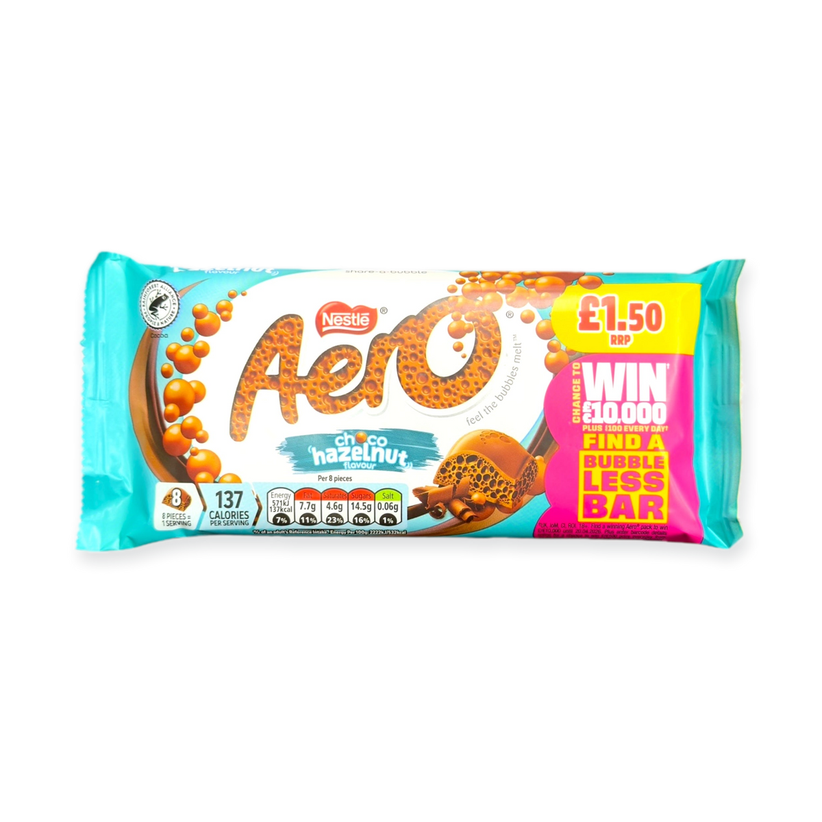 Nestlé Aero Chocolate Hazelnut Snack
