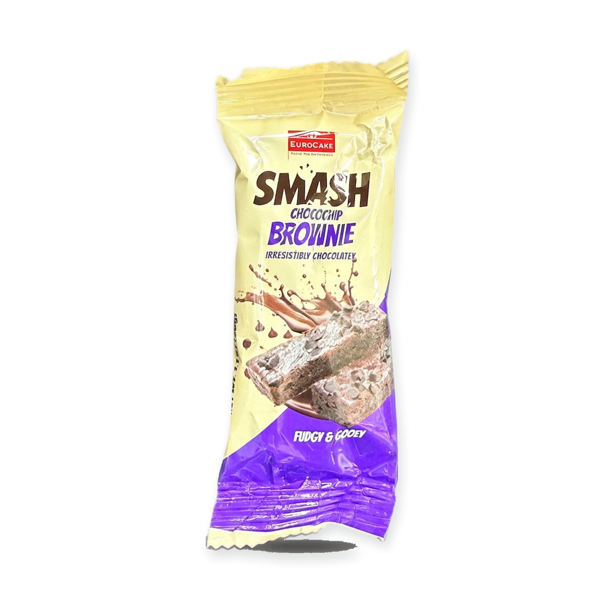 Eurocake SMASH Chocochip Brownie - Fudgy & Gooey Chocolate Treat