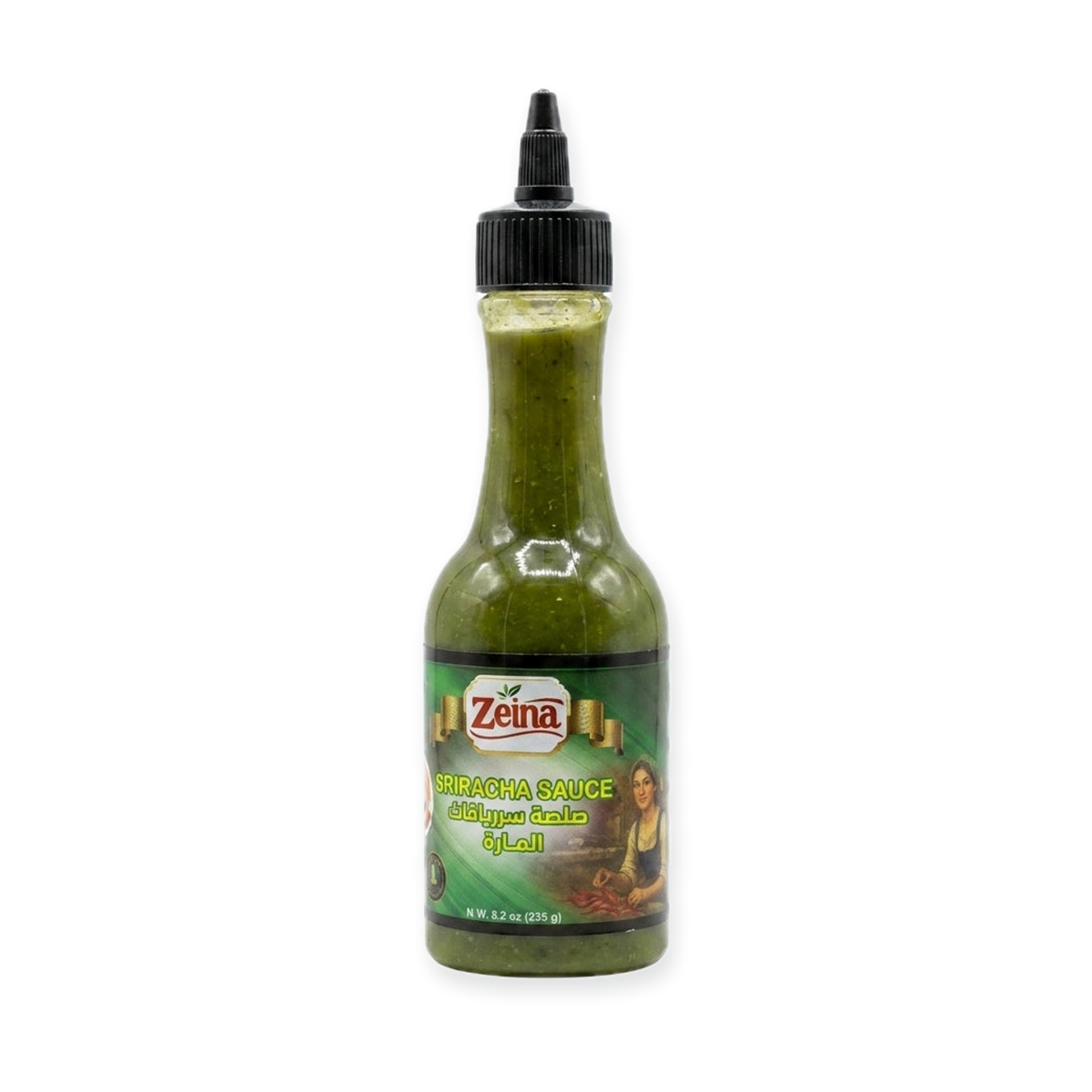 Zeina Sriracha Sauce 8.2 oz - Spicy Middle Eastern Hot Sauce