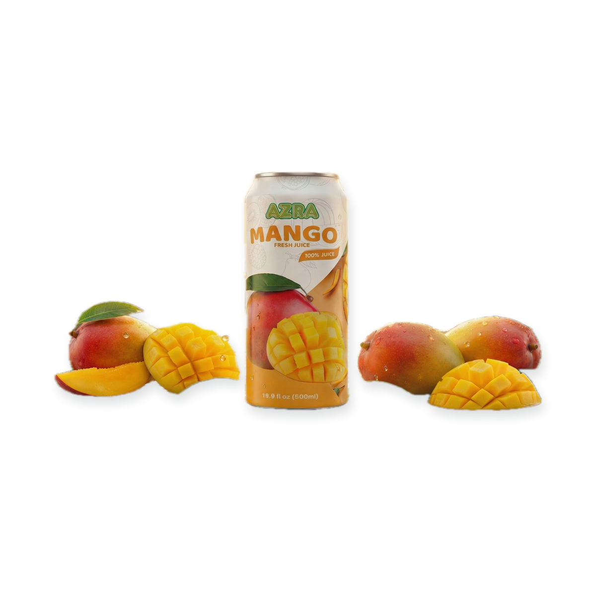 AZRA 100% Juice – 500ml Cans, Zero Sugar Beverages for  Kids & Adults