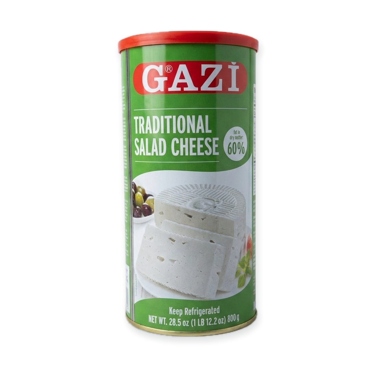 Gazi Traditional Salad Cheese 60% - 800g Premium White Cheese