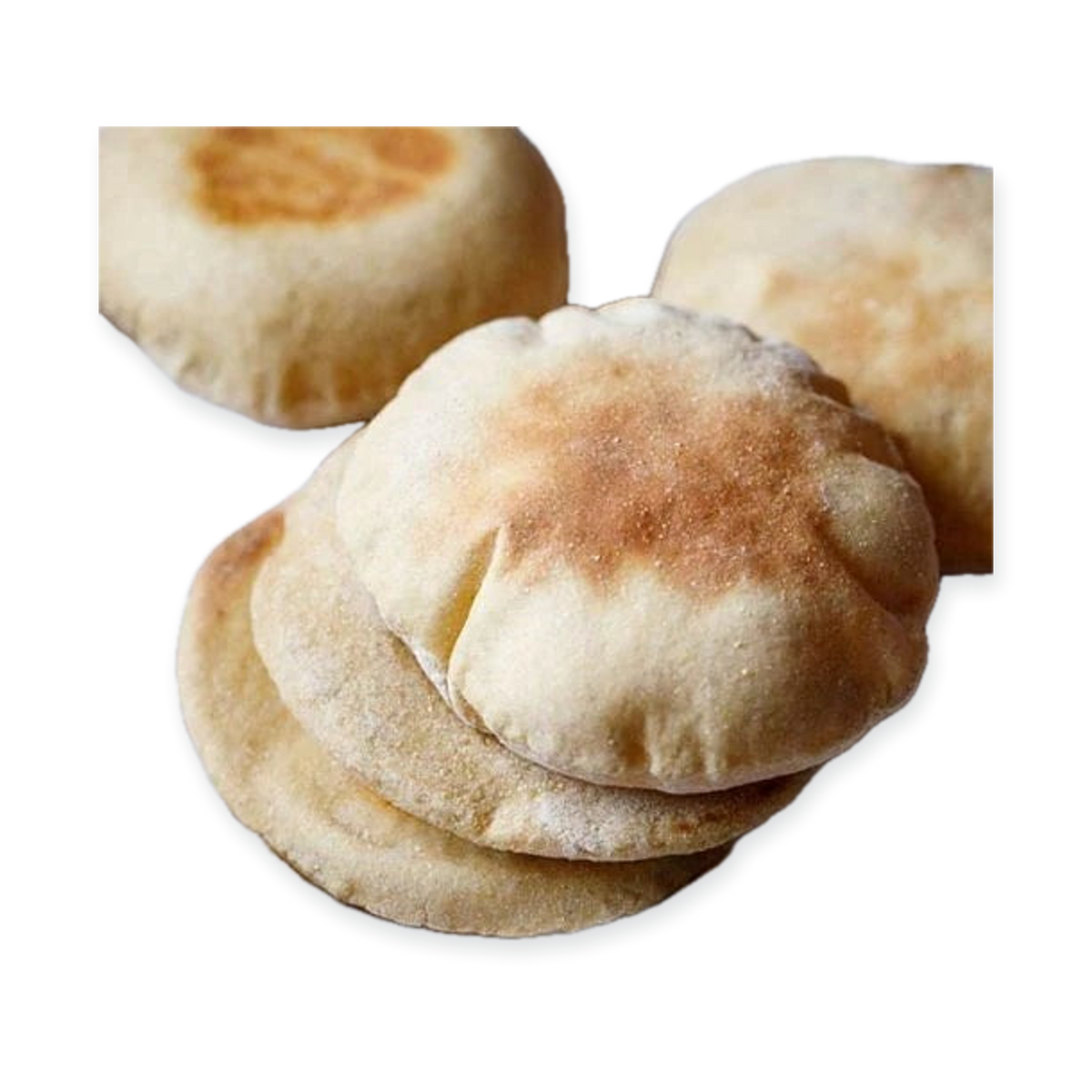 Fresh Baked Pita Bread – 10 Soft, Chewy Pieces