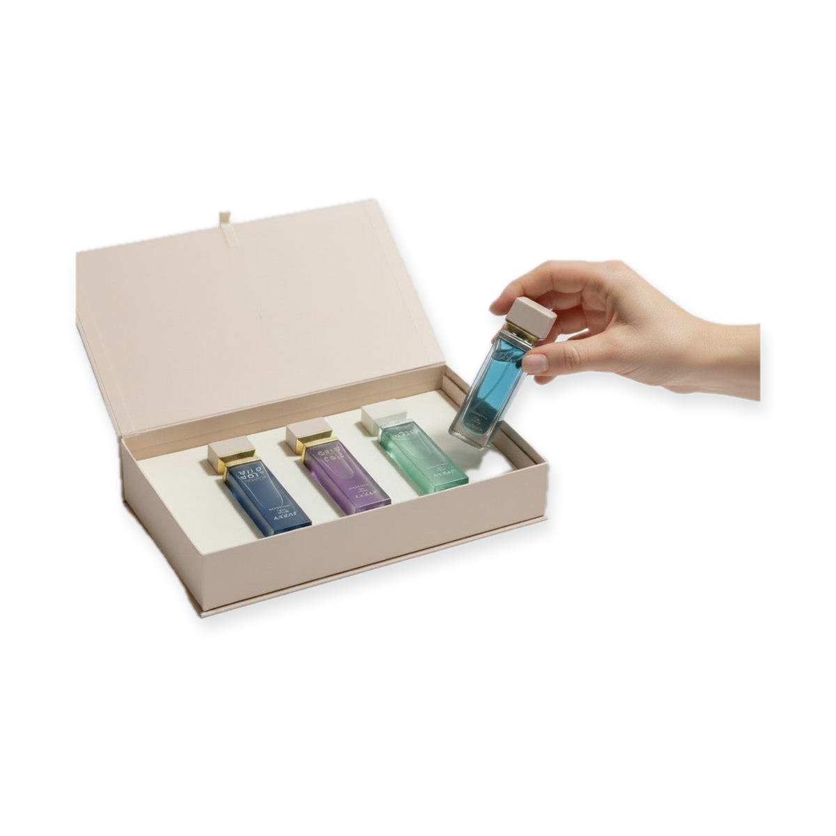 Assaf Riyadh Discovery Box — 6x5ml Arabian Perfume Sampler Set