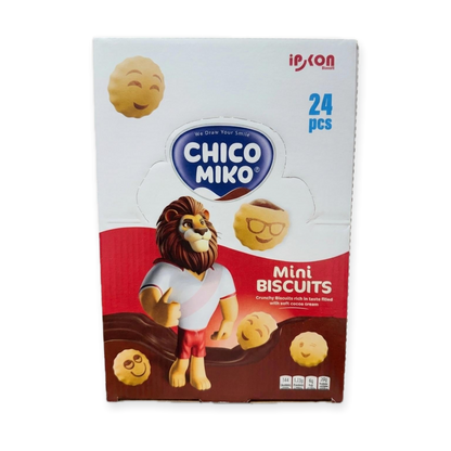 Chocolate Mini Biscuits by CHICO MIKO( box of 24 )