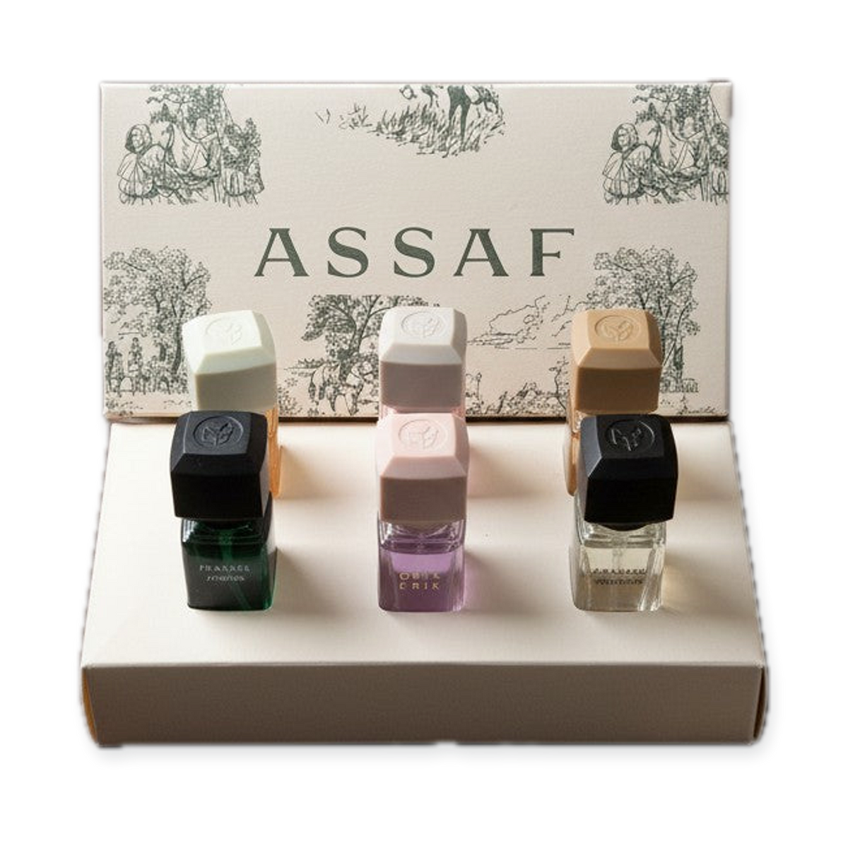 Assaf Riyadh Discovery Box — 6x5ml Arabian Perfume Sampler Set