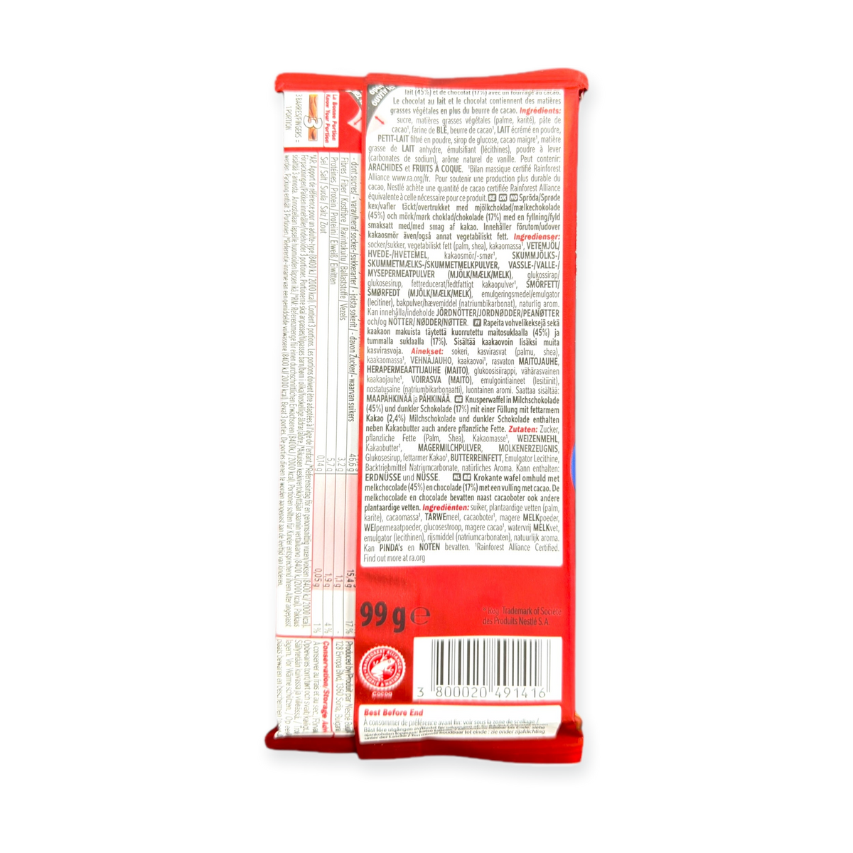 KitKat Double Chocolate Wafer Bar 99g