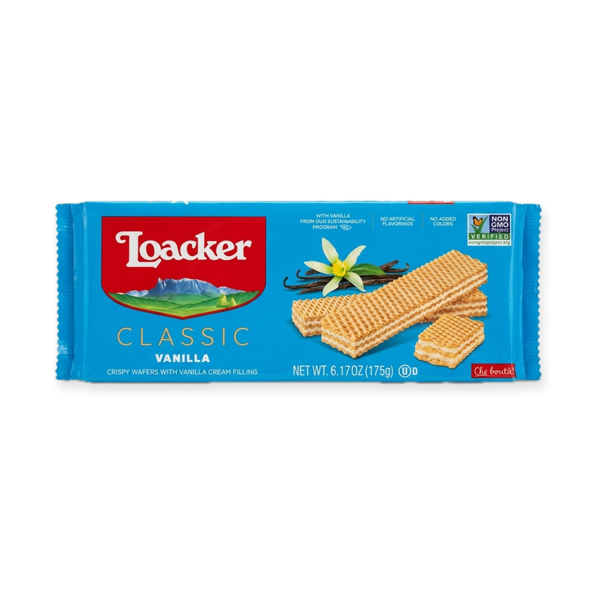 Loacker Classic Vanilla Wafers 6.17oz - Crispy Italian Cream Wafers