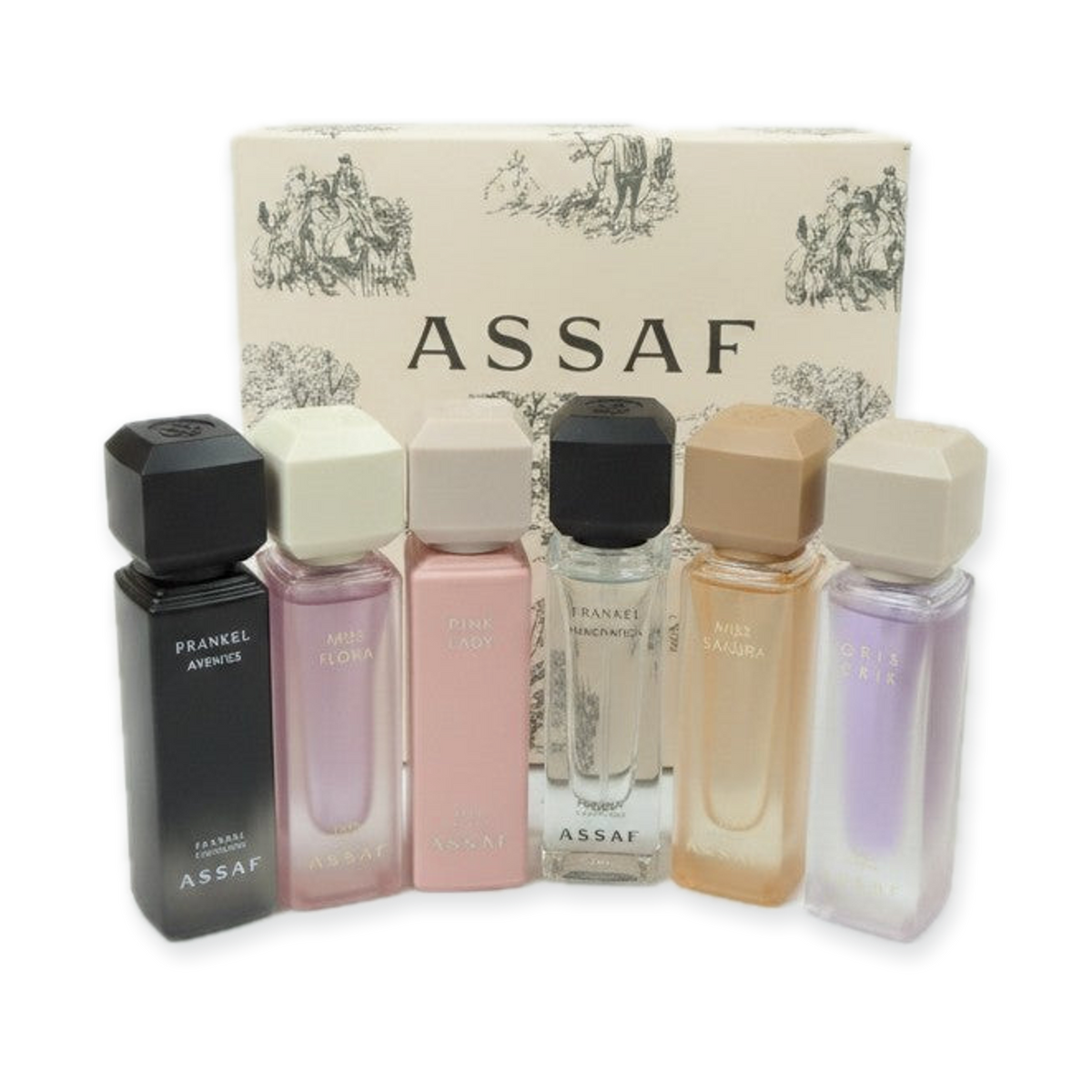 Assaf Riyadh Discovery Box — 6x5ml Arabian Perfume Sampler Set