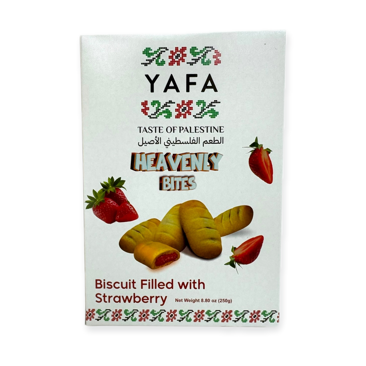 Yafa Strawberry Filled Biscuits - Delicate Treats with Sweet Strawberry Flavor 200g