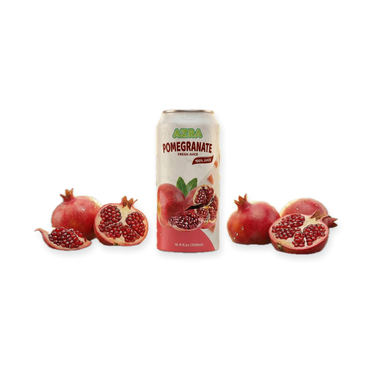 AZRA 100% Juice – 500ml Cans, Zero Sugar Beverages for  Kids & Adults