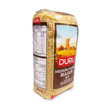 Duru Medium Coarse Bulgur #2 - Premium Turkish Wheat for Pilafs