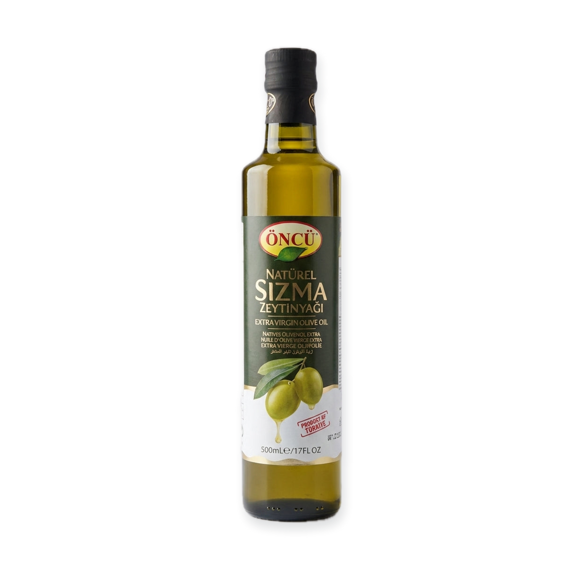 ÖNCÜ Natural Extra Virgin Olive Oil 500mL - Premium Turkish Cold-Pressed