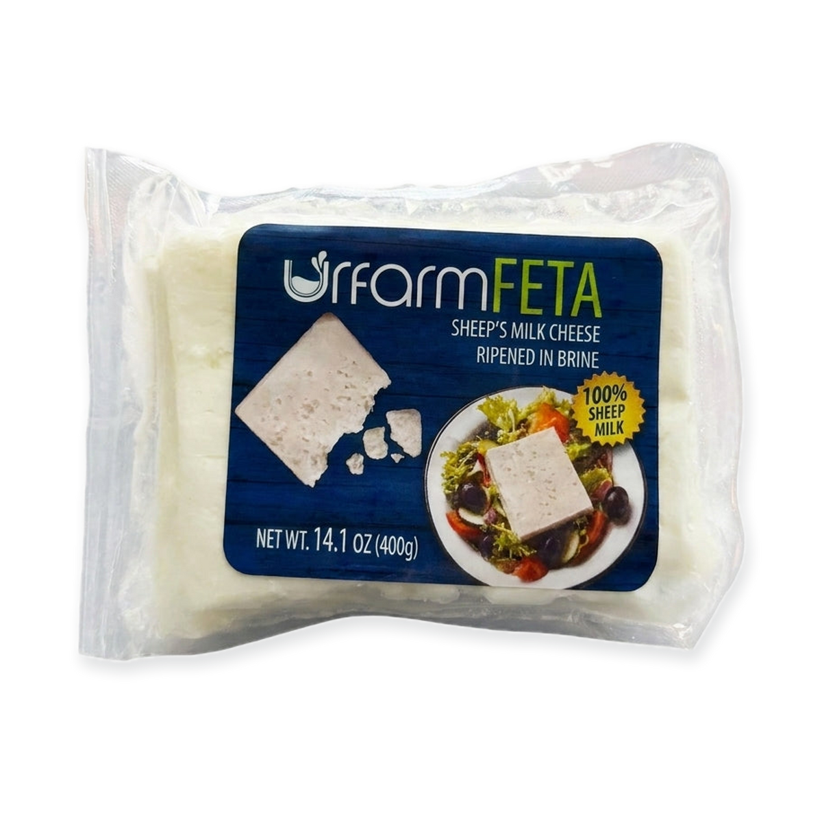 Urfarm Feta Cheese 14.1 oz - Sheep's Milk Ripened in Brine
