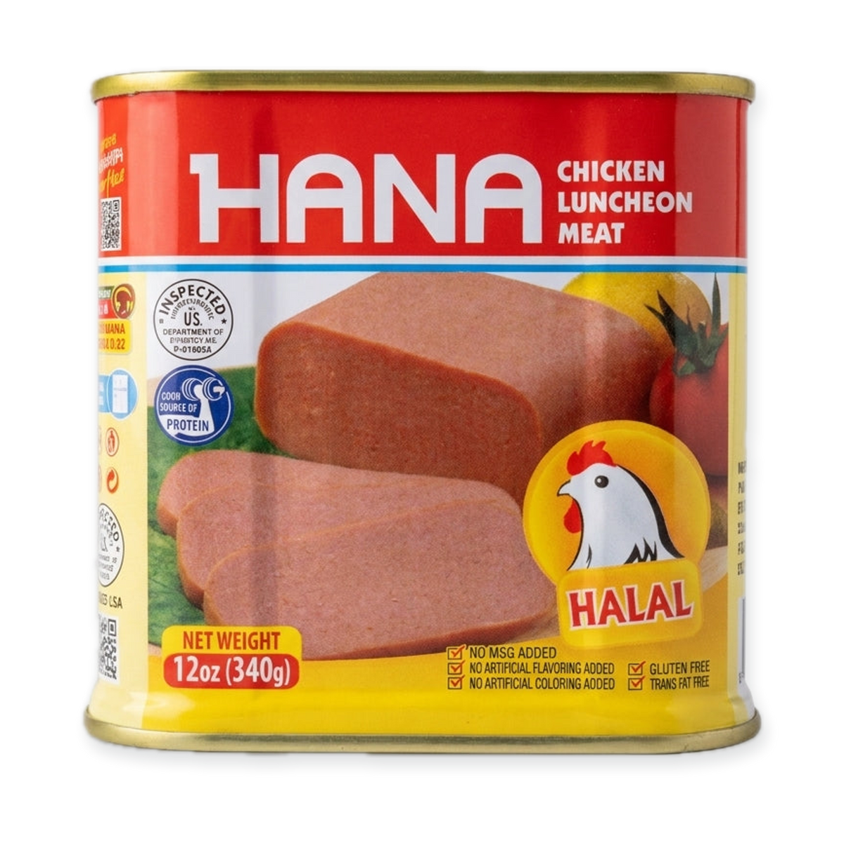 Hana Chicken Luncheon Meat 12oz - Halal Canned Meat